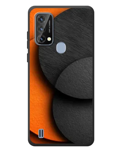 Чохол для Blackview A50 з картинкою «Геометрія помаранчевих кіл»
