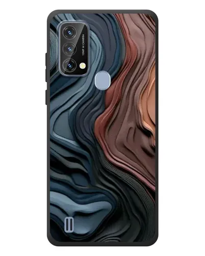 Чохол для Blackview A50 з картинкою «Кольорові хвилі каньйону»