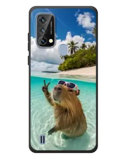 Чохол для Blackview A50 з картинкою «Капібара на морі» Чохол для Blackview A50 з картинкою «Капібара на морі»