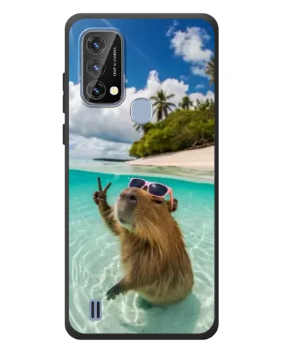 Чохол для Blackview A50 з картинкою «Капібара на морі»