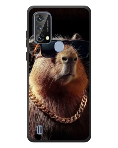 Чохол для Blackview A50 з картинкою «Капібара золотий ланцюг»
