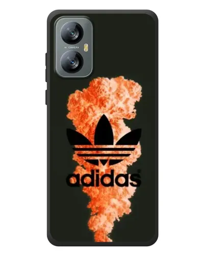 Чохол для Blackview A52 Pro з картинкою «Помаранчевий дим Adidas»