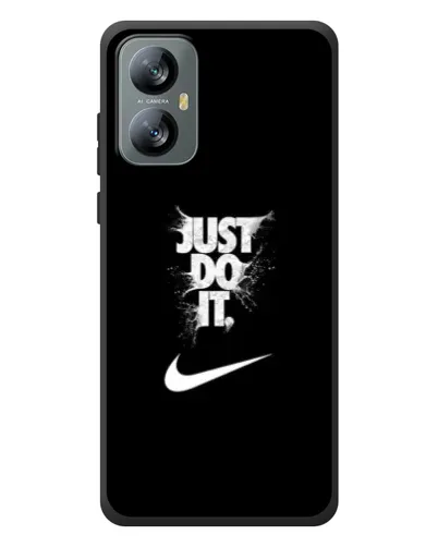 Чехол для Blackview A52 Pro с картинкой «Текстовый принт Nike»