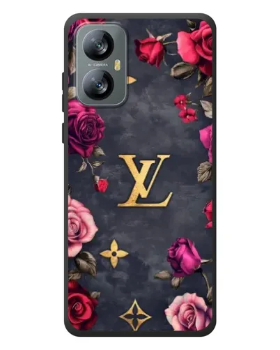 Чехол для Blackview A52 Pro с картинкой «Цветочный Louis Vuitton»