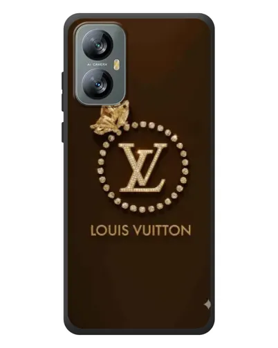 Чехол для Blackview A52 Pro с картинкой «LV — золотая печать»