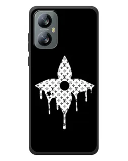 Чехол для Blackview A52 Pro с картинкой «Цветочная монограмма»