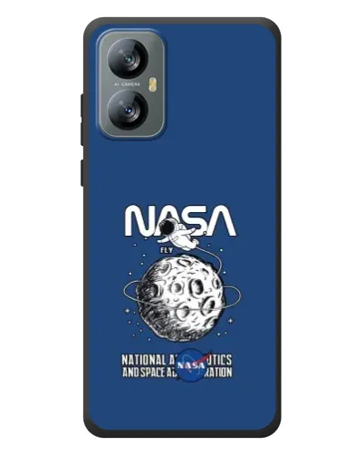 Чохол для Blackview A52 Pro з картинкою «NASA — місячна місія»