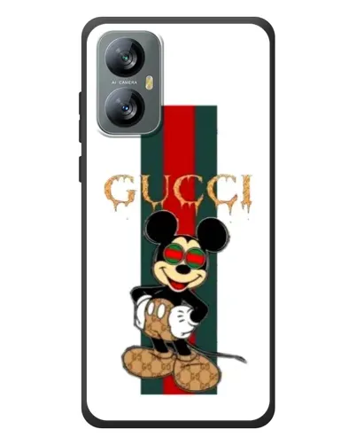 Чохол для Blackview A52 Pro з картинкою «Міккі Маус Gucci — смуги»