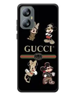 Чохол для Blackview A52 Pro з картинкою «Gucci — герої Disney та монограма»