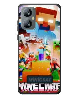 Чохол для Blackview A52 Pro з картинкою «Minecraft герої гри»