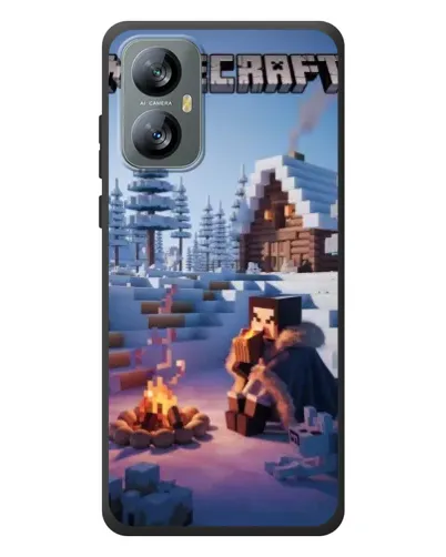 Чохол для Blackview A52 Pro з картинкою «Зимовий Minecraft» Чохол для Blackview A52 Pro з картинкою «Зимовий Minecraft»