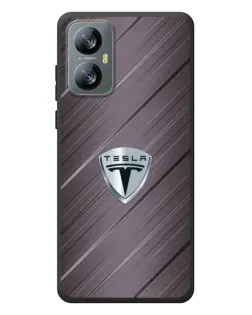 Чохол для Blackview A52 Pro з картинкою «Металева текстура Tesla»