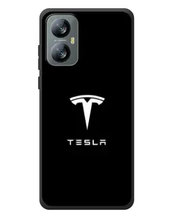 Чохол для Blackview A52 Pro з картинкою «Tesla White Logo»