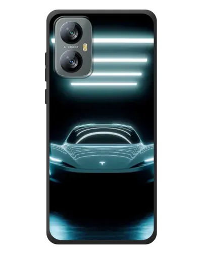 Чохол для Blackview A52 Pro з картинкою «Tesla в неоні» Чохол для Blackview A52 Pro з картинкою «Tesla в неоні»