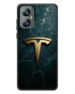 Чохол для Blackview A52 Pro з картинкою «Мармурова Tesla Gold»
