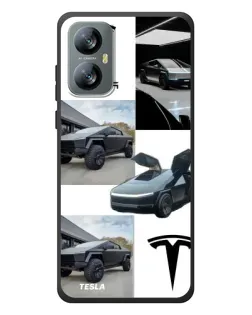 Чохол для Blackview A52 Pro з картинкою «Колаж Cybertruck Tesla»