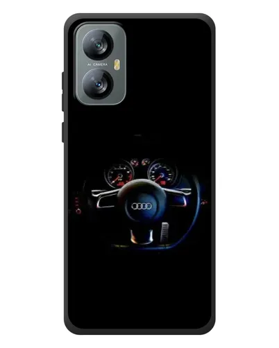 Чохол для Blackview A52 Pro з картинкою «Салон Audi — кермо»