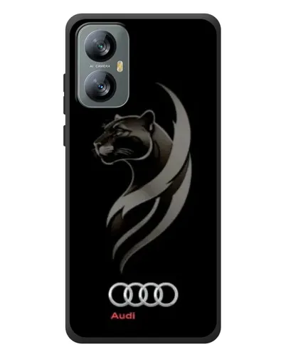 Чохол для Blackview A52 Pro з картинкою «Графіка — пантера та Audi»
