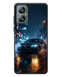 Чохол для Blackview A52 Pro з картинкою «Нічне місто та Audi»