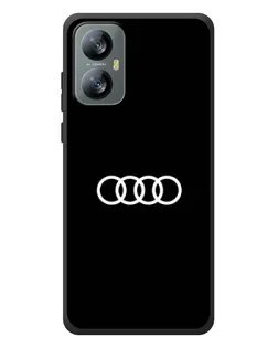 Чохол для Blackview A52 Pro з картинкою «Audi White Logo»