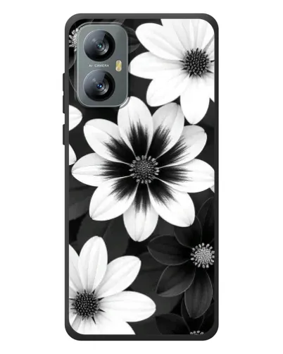 Чохол для Blackview A52 Pro з картинкою «Монохромні айстри» Чохол для Blackview A52 Pro з картинкою «Монохромні айстри»