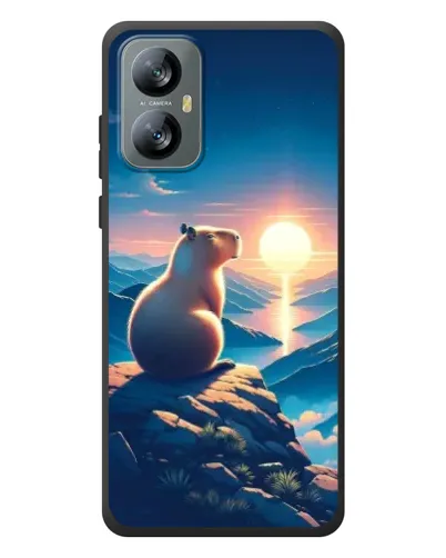 Чохол для Blackview A52 Pro з картинкою «Захід сонця з капібарою» Чохол для Blackview A52 Pro з картинкою «Захід сонця з капібарою»