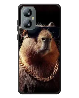 Чохол для Blackview A52 Pro з картинкою «Капібара золотий ланцюг»