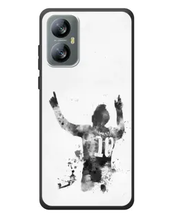Чохол для Blackview A52 Pro з картинкою «Чорно-білий силует Мессі» Чохол для Blackview A52 Pro з картинкою «Чорно-білий силует Мессі»
