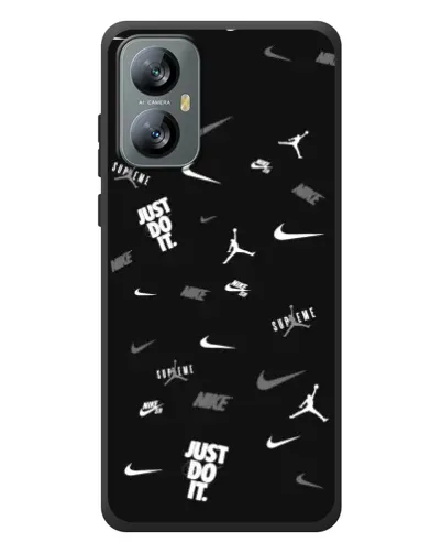 Чохол для Blackview A52 з картинкою «Nike Black Pattern» Чохол для Blackview A52 з картинкою «Nike Black Pattern»