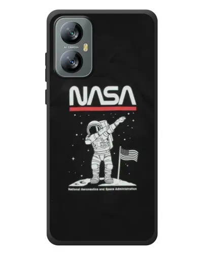 Чехол для Blackview A52 с картинкой «NASA — шагаем по Луне» Чехол для Blackview A52 с картинкой «NASA — шагаем по Луне»