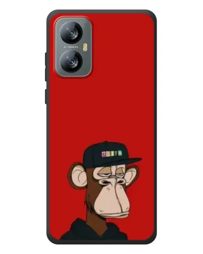 Чехол для Blackview A52 с картинкой «Bored Ape — красный фон» Чехол для Blackview A52 с картинкой «Bored Ape — красный фон»