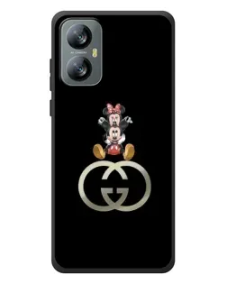 Чехол для Blackview A52 с картинкой «Минни Маус на лого»