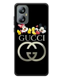 Чехол для Blackview A52 с картинкой «Gucci — герои Disney»