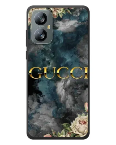 Чехол для Blackview A52 с картинкой «Абстрактные цветы Gucci» Чехол для Blackview A52 с картинкой «Абстрактные цветы Gucci»