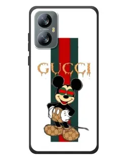 Чехол для Blackview A52 с картинкой «Микки Маус Gucci — полосы»