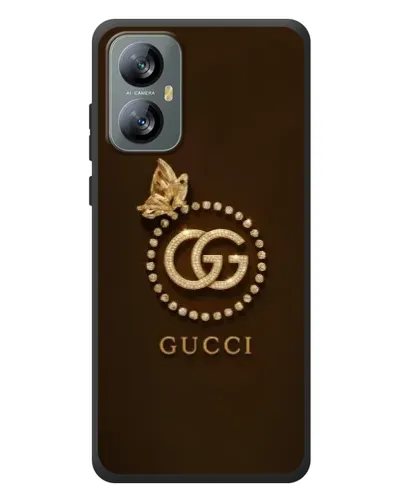 Чехол для Blackview A52 с картинкой «Gucci — золотая бабочка» Чехол для Blackview A52 с картинкой «Gucci — золотая бабочка»