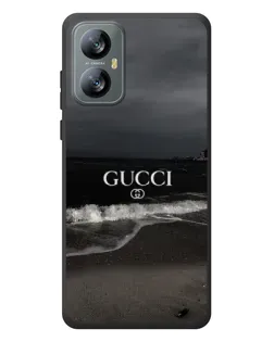 Чехол для Blackview A52 с картинкой «Gucci — морской прибой»