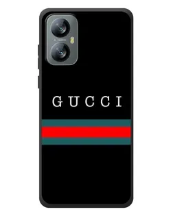 Чехол для Blackview A52 с картинкой «Gucci — красный пояс»