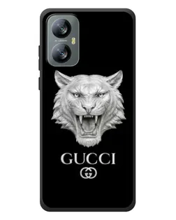 Чехол для Blackview A52 с картинкой «Gucci — серебряный лев»