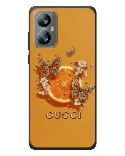 Чохол для Blackview A52 з картинкою «Gucci — золоті метелики» Чохол для Blackview A52 з картинкою «Gucci — золоті метелики»