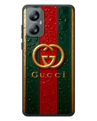 Чехол для Blackview A52 с картинкой «Gucci — фирменная полоса и золото» Чехол для Blackview A52 с картинкой «Gucci — фирменная полоса и золото»