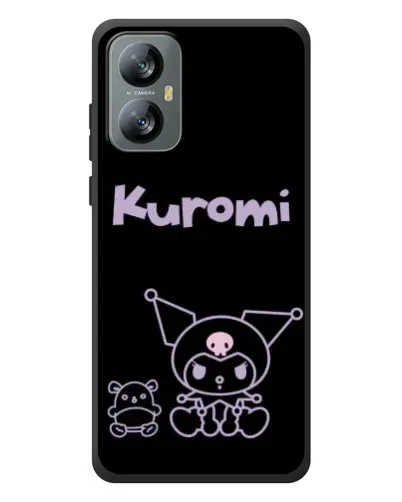 Чохол для Blackview A52 з картинкою «Kuromi — чорний мінімалізм»
