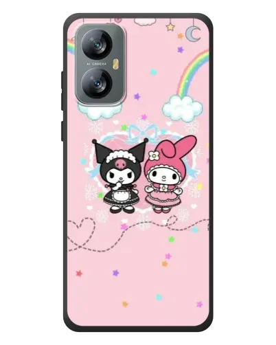 Чохол для Blackview A52 з картинкою «My Melody та Kuromi»