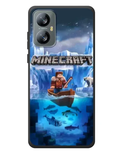Чехол для Blackview A52 с картинкой «Minecraft ледяной мир» Чехол для Blackview A52 с картинкой «Minecraft ледяной мир»