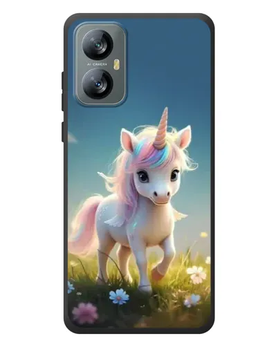 Чехол для Blackview A52 с картинкой «Единорог на поляне» Чехол для Blackview A52 с картинкой «Единорог на поляне»