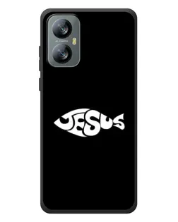 Чехол для Blackview A52 с картинкой «Рыба Jesus»