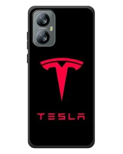 Чохол для Blackview A52 з картинкою «Tesla Red Logo»