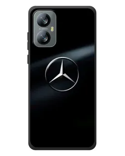 Чехол для Blackview A52 с картинкой «Mercedes на металле»