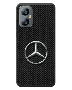 Чехол для Blackview A52 с картинкой «Карбоновый Mercedes стиль»