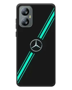 Чехол для Blackview A52 с картинкой «Спортивные линии Mercedes»